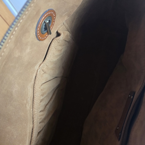 Patricia Nash Leather Belle Tote In Tan NWT Qith Dust Bag - Picture 9 of 10